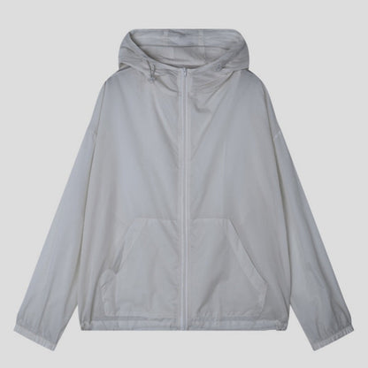 Damen Regenjacke Leicht Wasserdicht Mit Taschen
