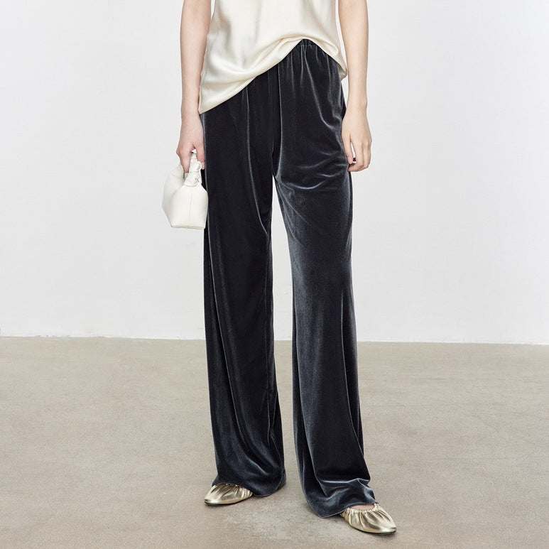 Damen Samt-Hose Bequem Norvielle