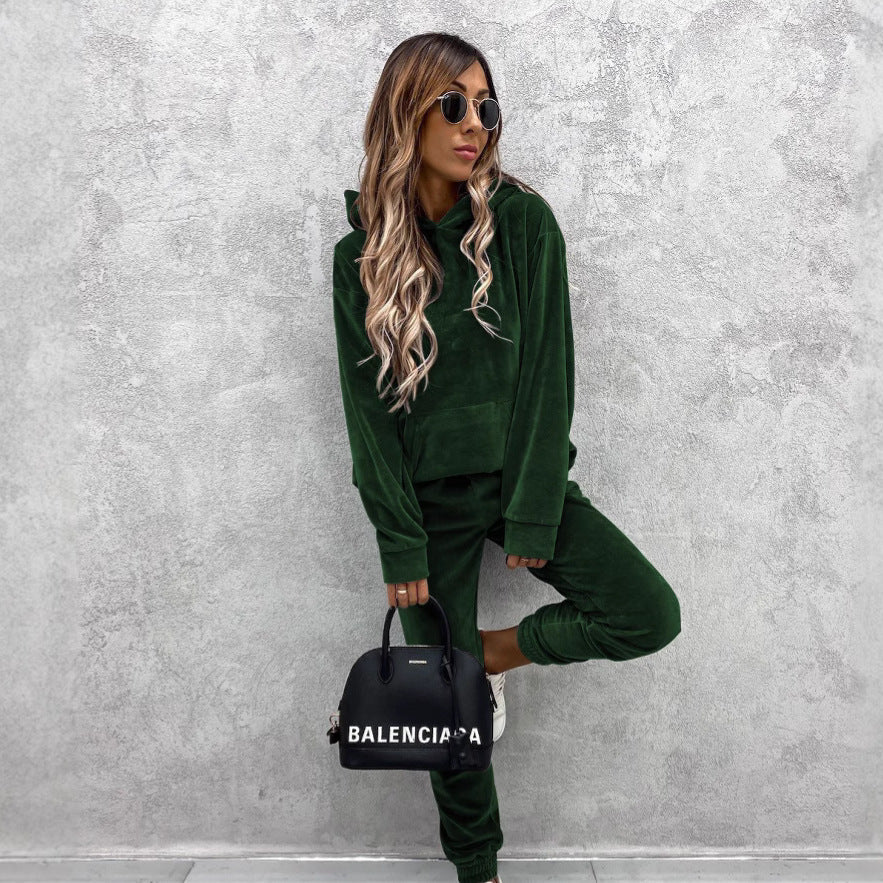 Damen Fleece-Hoodie Kuschelig Lässig Norvielle