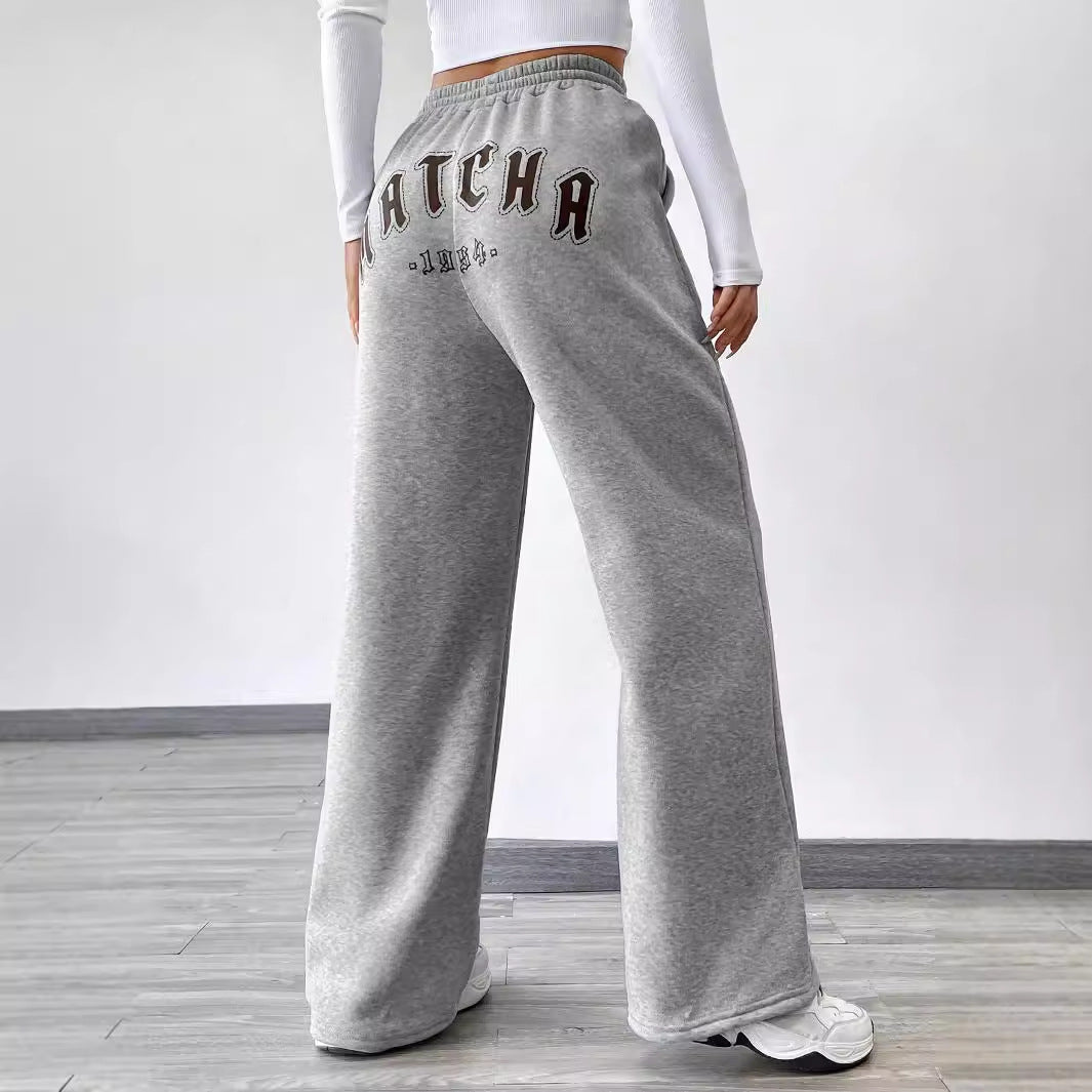 Damen Weite Freizeithosen Elastischer Bund Bequem Norvielle
