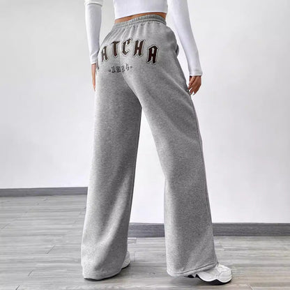 Damen Weite Freizeithosen Elastischer Bund Bequem Norvielle