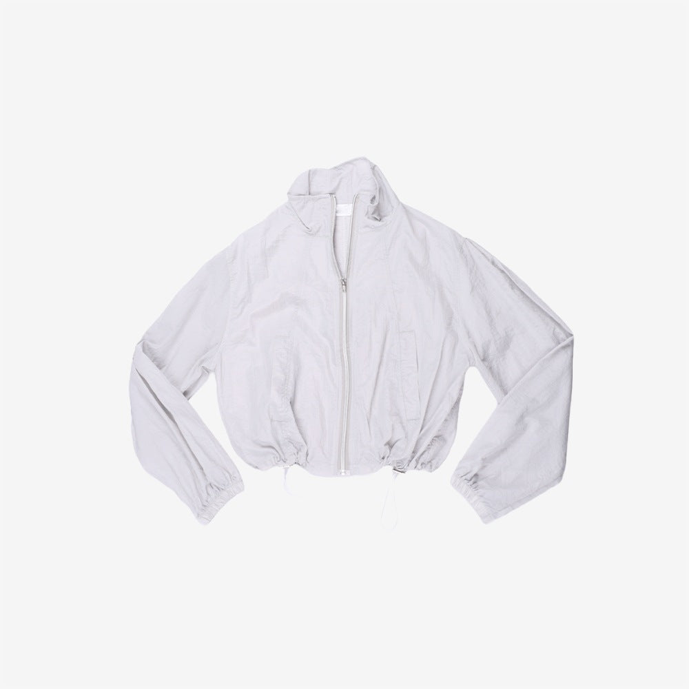 Damen Cropped Windjacke Norvielle Luftig