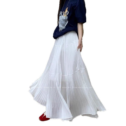 Damen Maxirock Eleganter Faltenwurf Norvielle