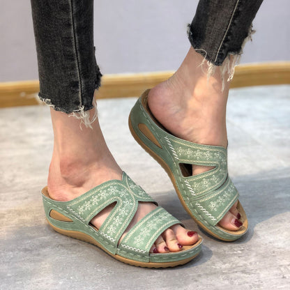 Damen Orthopädische Sandalen Sommer Atmungsaktiv