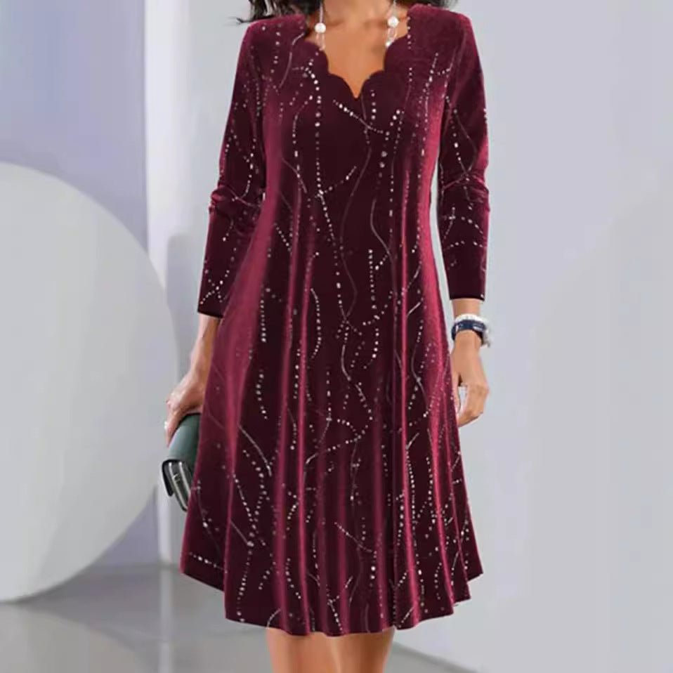 Damen Partykleid Funkelnde Akzente Norvielle - Norvielle
