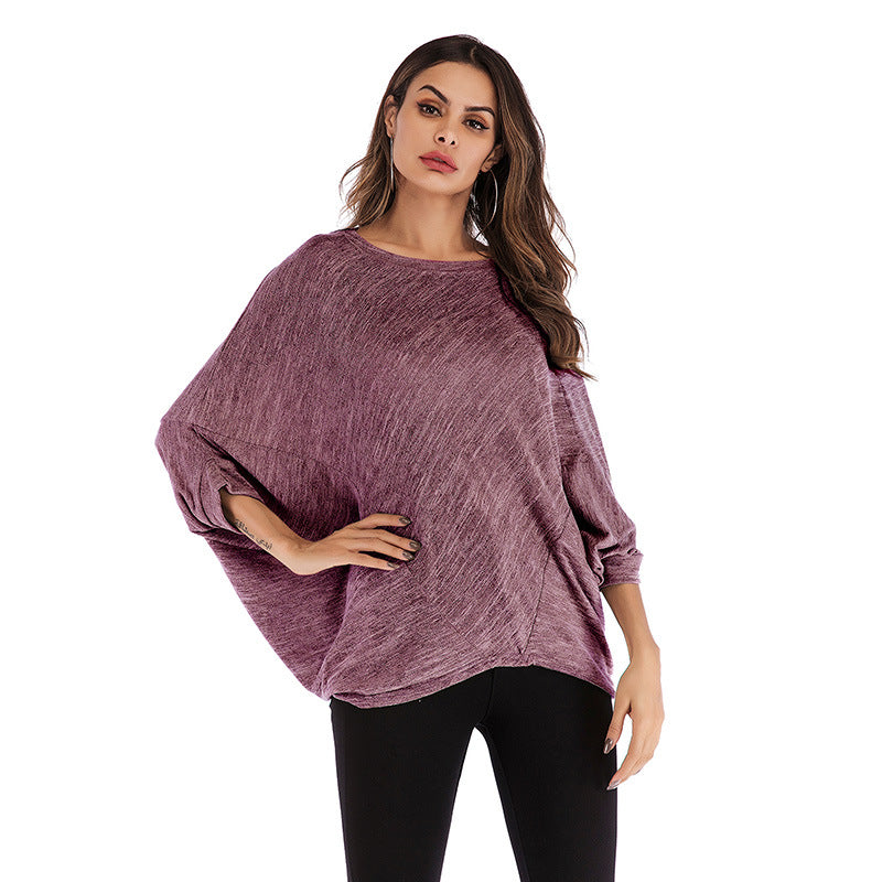 Damen Oversized Pullover Lässiger Schnitt Norvielle