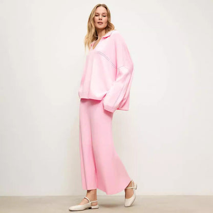 Damen Strickpullover Weich Norvielle Lochmuster