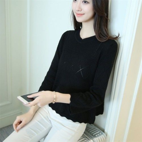 Damen Strickpullover Strukturiertes Muster Norvielle