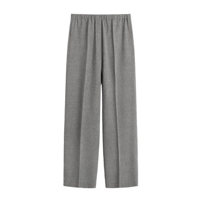 Damen Chiffon-Hose Weit Elastischer Bund Norvielle