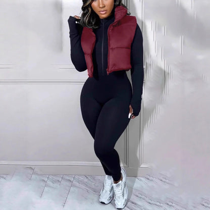 Damen Weste Leo-Design Norvielle