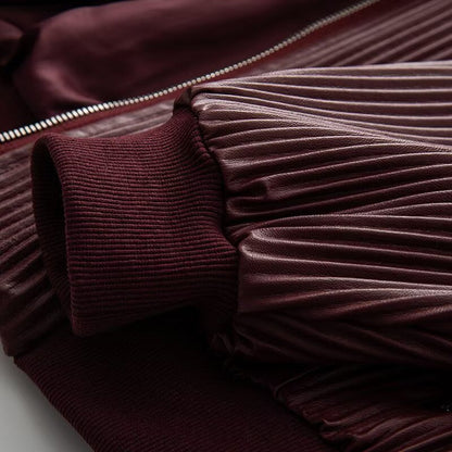 Damen Übergangsjacke Rippstruktur Praktische Taschen Norvielle
