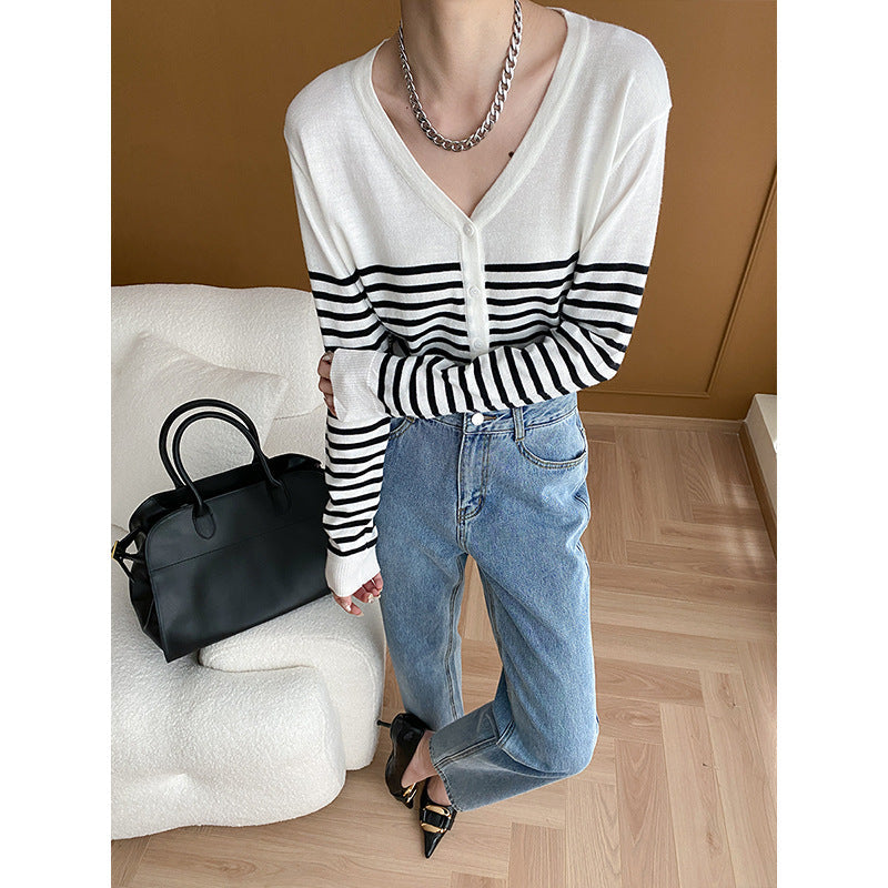 Damen Hochtaillierte Jeans Kurzer Schnitt Norvielle