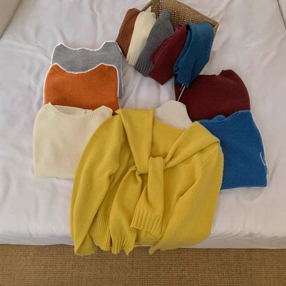 Damen Pullover Abnehmbarer Kragen Norvielle - Norvielle