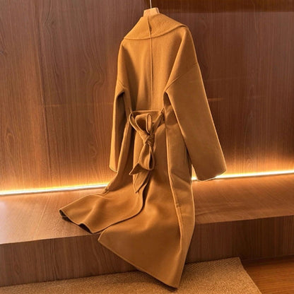 Damen Eleganter Mantel Weicher Kragen Norvielle