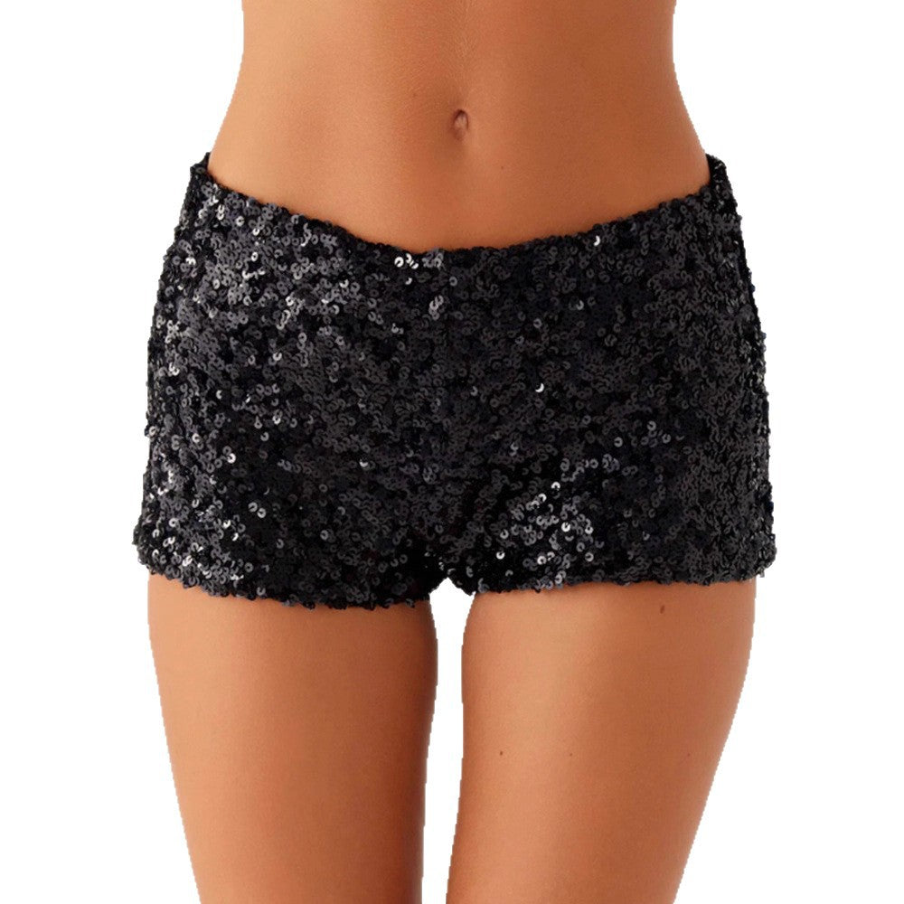 Damen Shorts Glitzernd Elastisch Norvielle