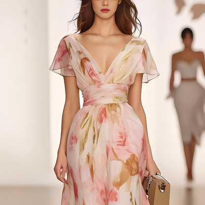 Damenkleid Elegant aus Seide