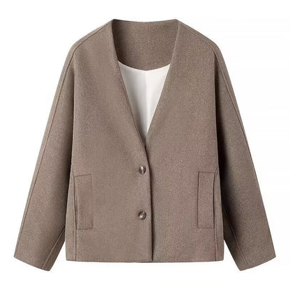 Damen Blazerjacke Übergröße Minimalistisch Norvielle
