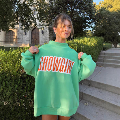 Damen Oversized Sweatshirt Grafikdruck Norvielle