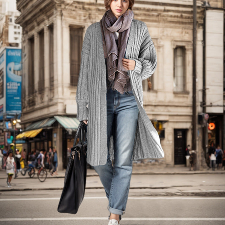 Damen Strickmantel Norvielle