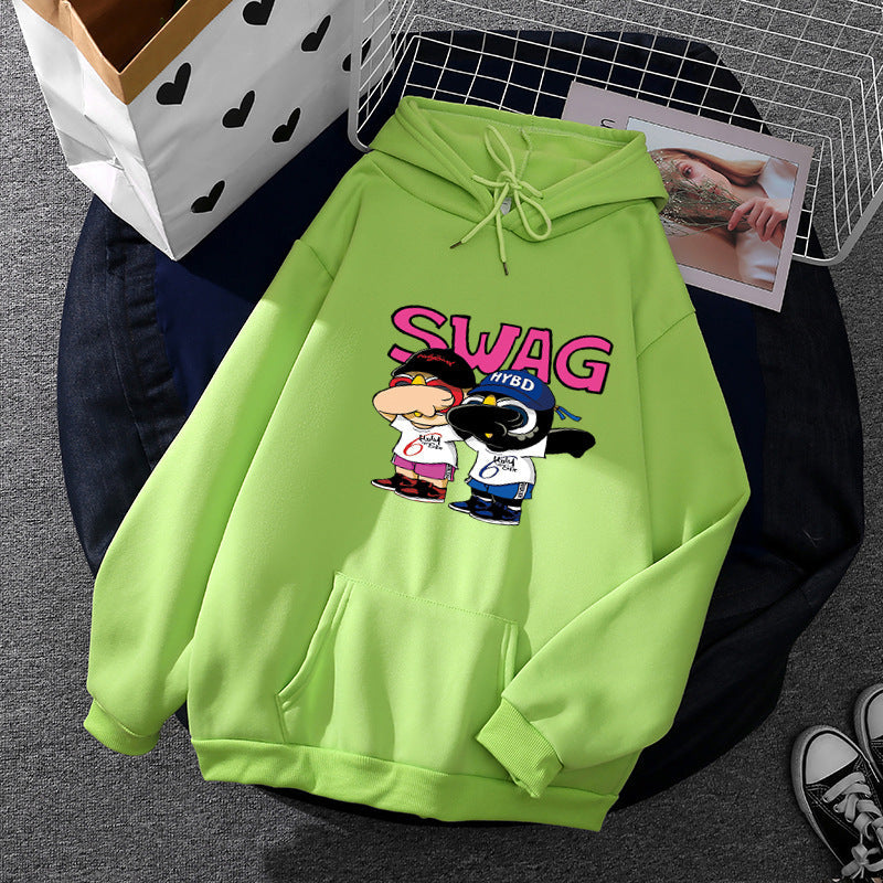 Damen Hoodie Cartoon-Design Norvielle