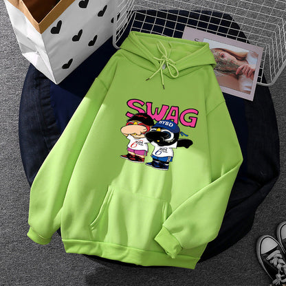 Damen Hoodie Cartoon-Design Norvielle