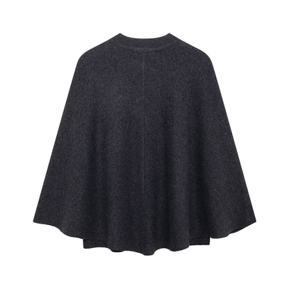 Damen Umhangjacke Elegant Geschnitten Norvielle