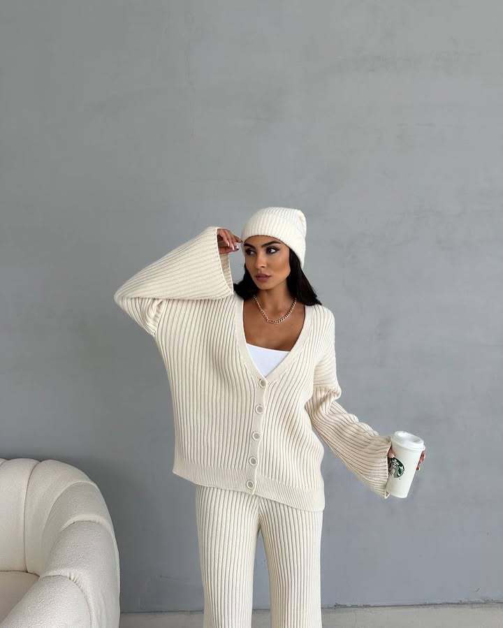 Damen Strickensemble Weites Norvielle