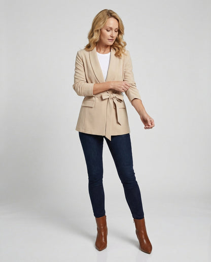 Damen Blazer Tailliert Elegant
