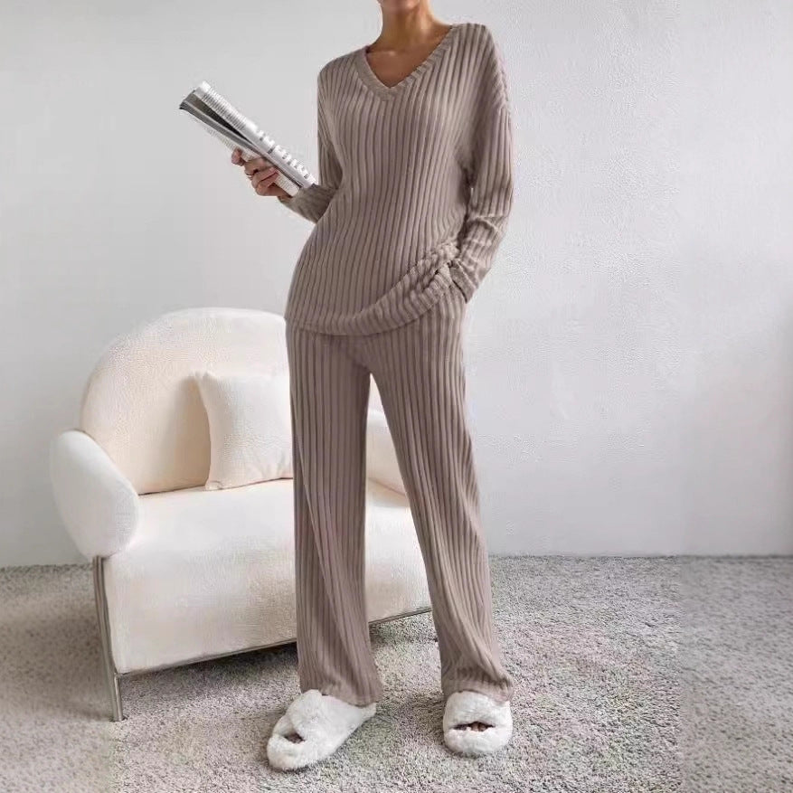 Damen Strick-Loungewear-Set Kuschelig Norvielle - Norvielle
