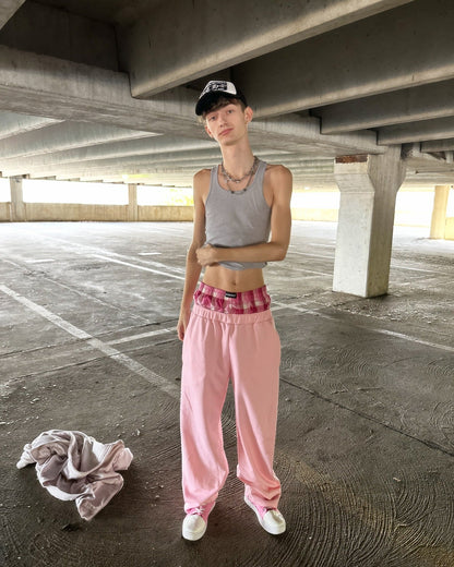 Damen Jogginghose Elastischer Bund Hochwertige Baumwolle