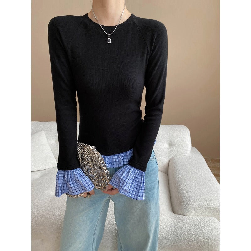 Damen Langarmshirt mit Röckchen Norvielle - Norvielle