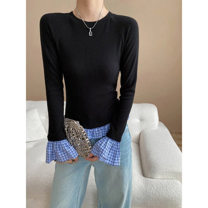 Damen Langarmshirt mit Röckchen Norvielle - Norvielle
