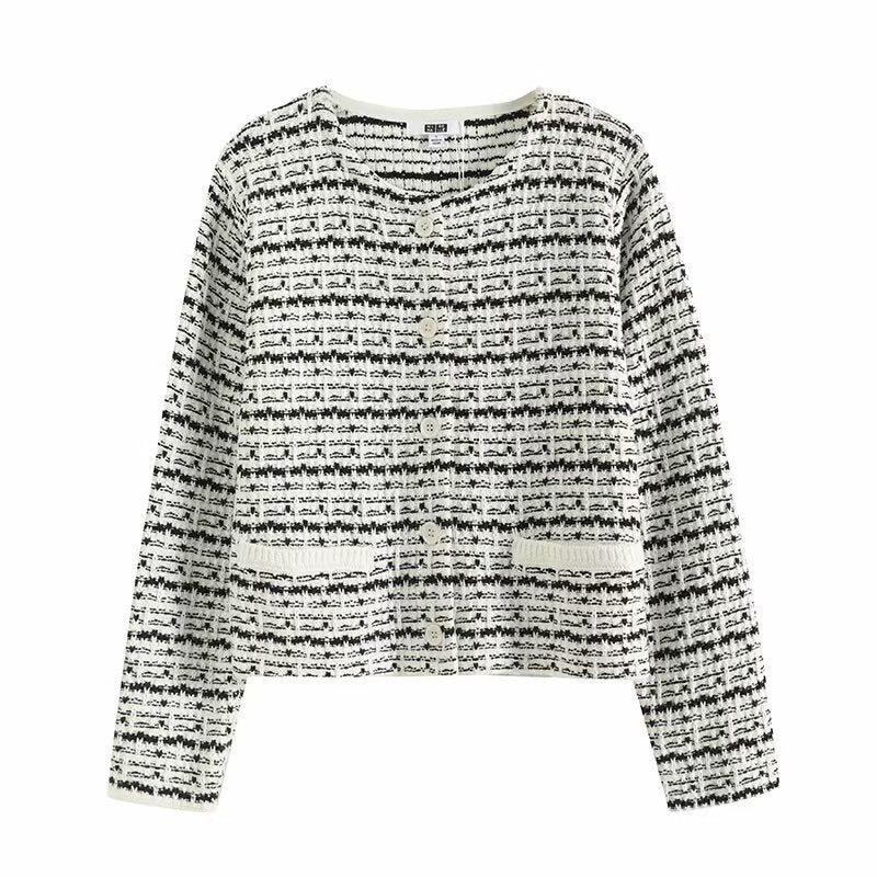 Damen Strickcardigan Strukturiertes Muster Norvielle