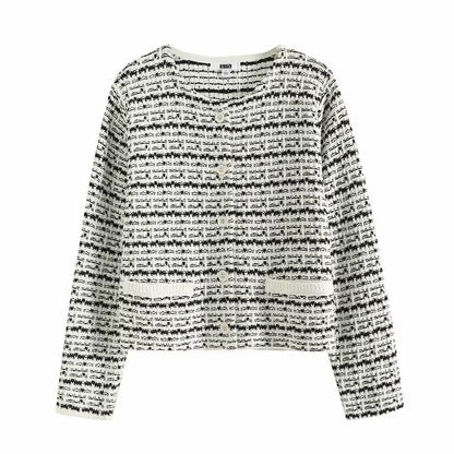 Damen Strickcardigan Strukturiertes Muster Norvielle