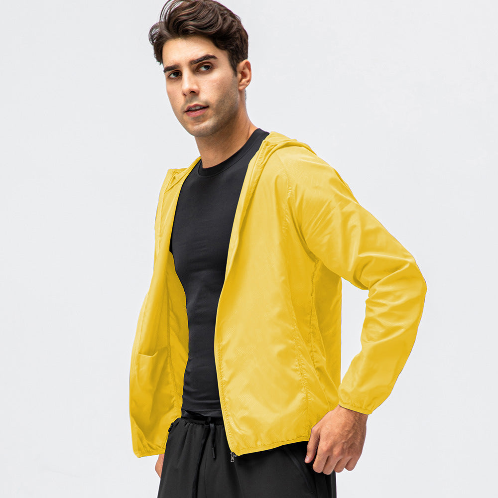 Herren Laufjacke Leicht Atmungsaktiv Reflektierend