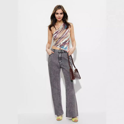 Damen Highwaist Flared Jeans Norvielle