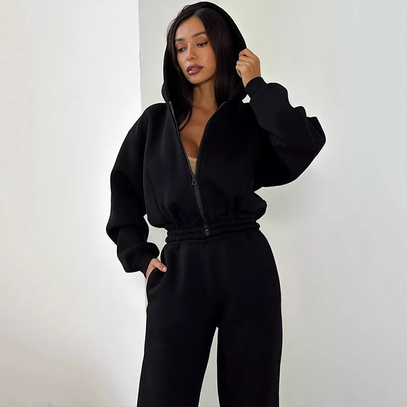 Damen Oversize Hoodie Elastischer Bund Norvielle