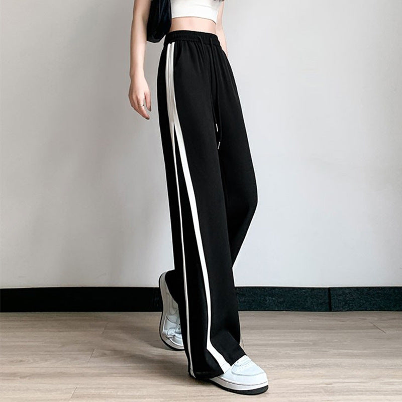 Damen Sporthose Bequem Norvielle Mit Seitlichen Streifen