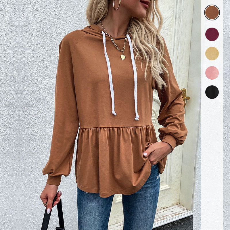 Damen Hoodie mit Volantdetails Norvielle - Norvielle