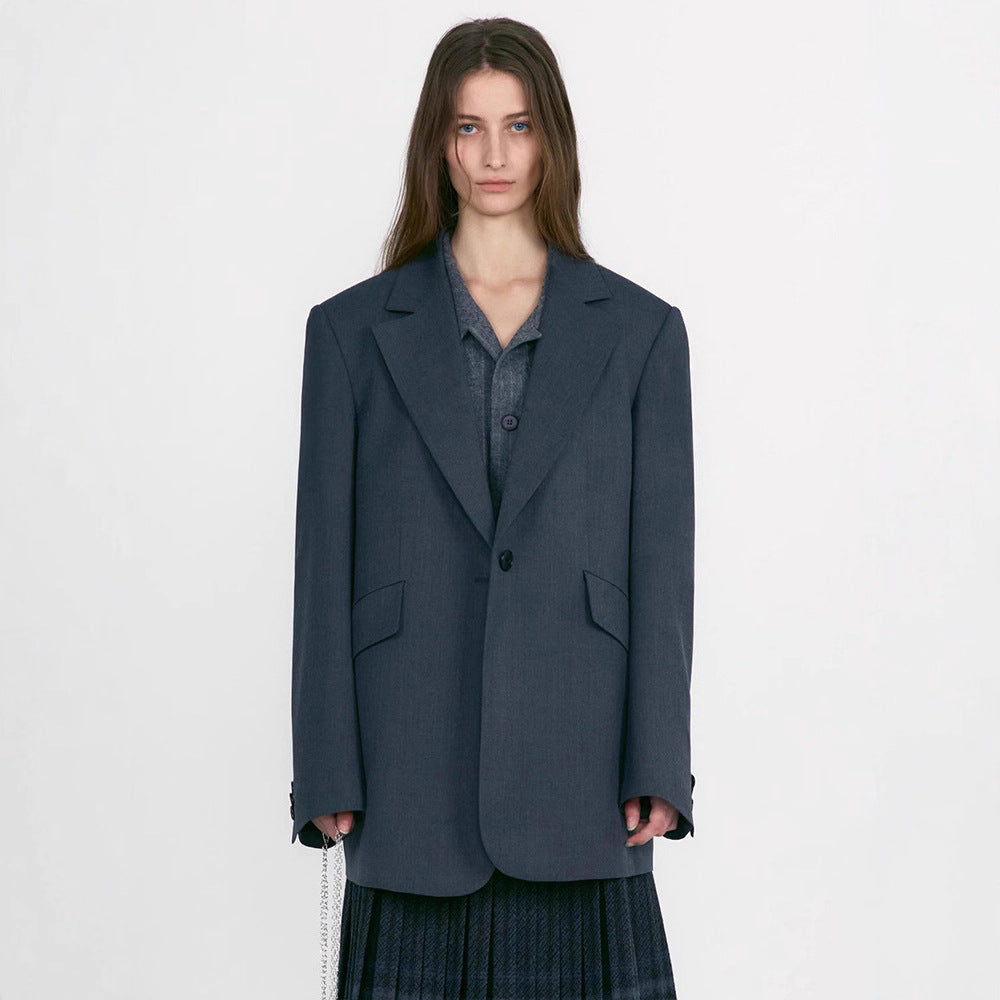 Damen Oversized Blazer Norvielle Hochwertiger Stoff