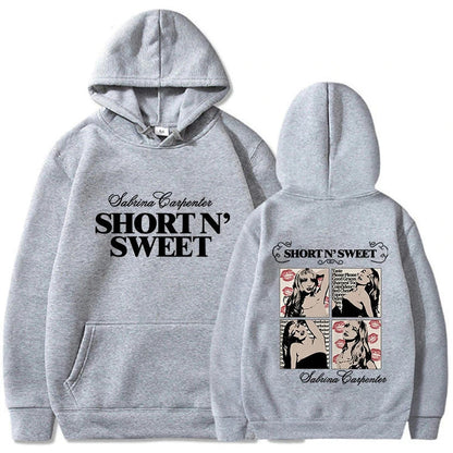 Damen Kapuzenpullover Comic-Design Lässig Grün