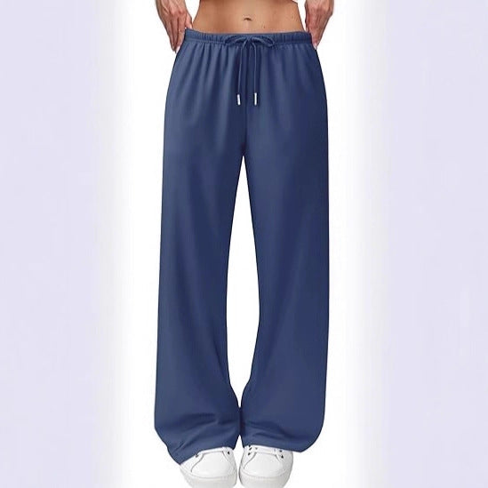 Damen Freizeithose Atmungsaktiv mit Kordelzug Beige