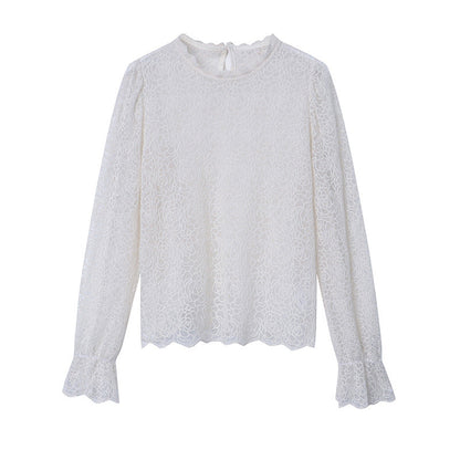 Damen Bluse aus feiner Spitze Norvielle