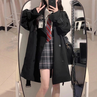Damen Trenchcoat Oversized Schnitt Norvielle