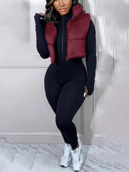 Damen Weste Leo-Design Norvielle