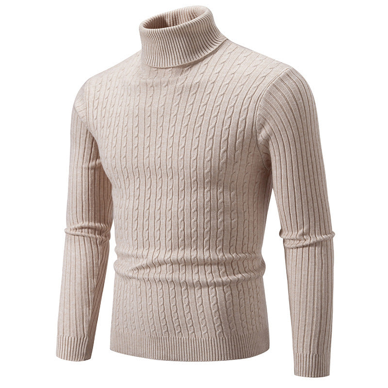 Herren Rollkragenpullover Komfortstrick Qualität Norvielle