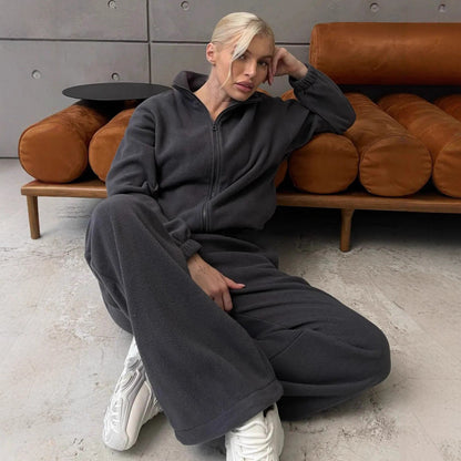 Damen Sport Set Stehkragen Norvielle