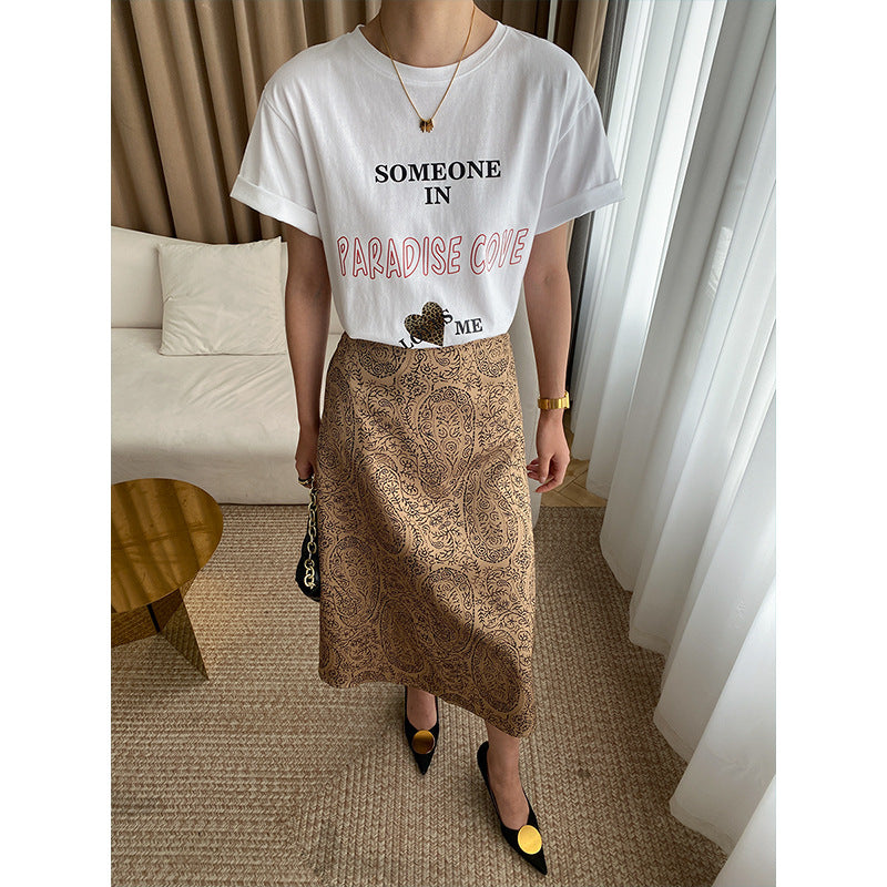 Damen T-Shirt mit Schriftzug Bequem Norvielle