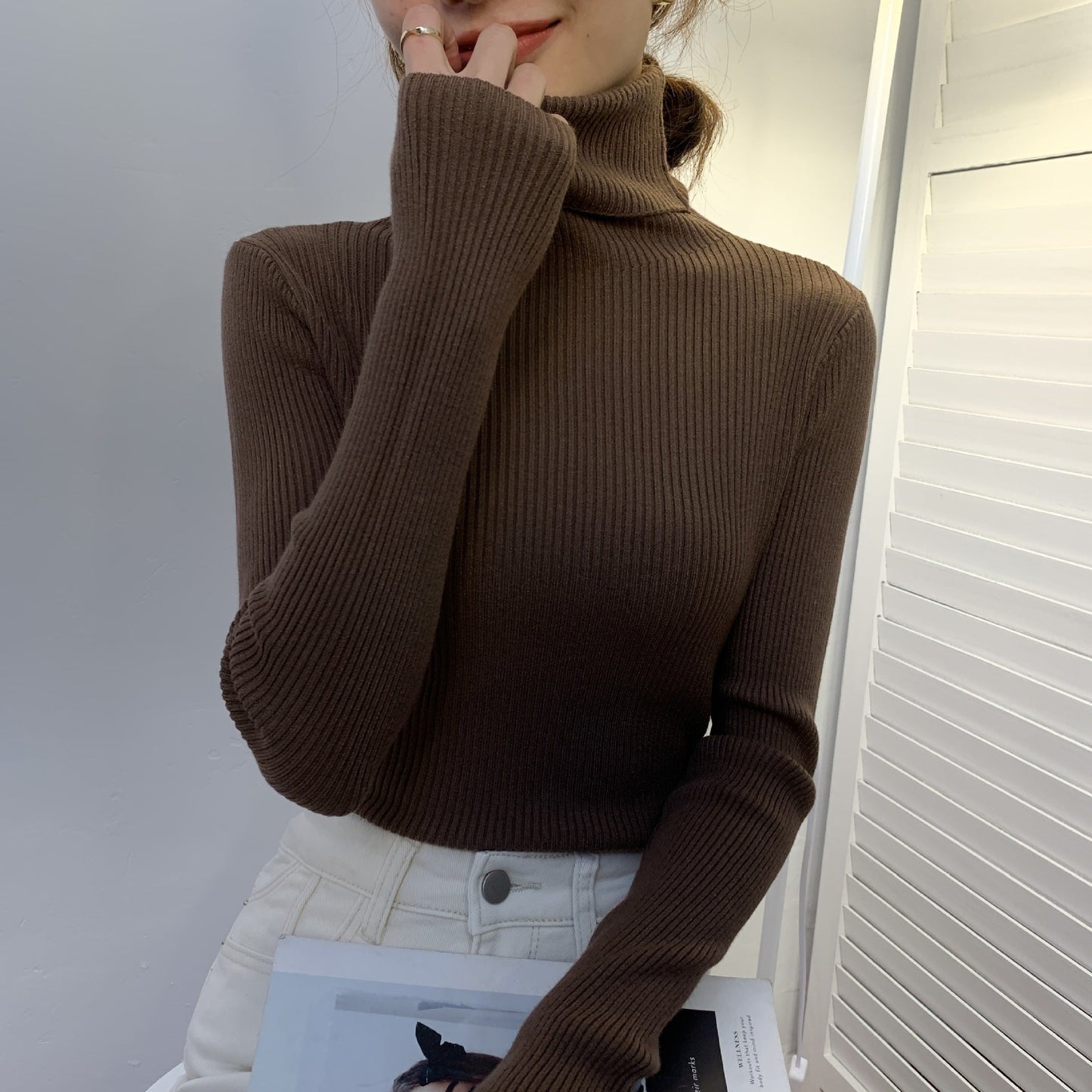 Damen Rollkragenpullover