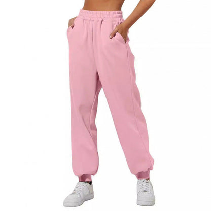 Damen Jogginghose Elastischer Bund Eingrifftaschen Norvielle